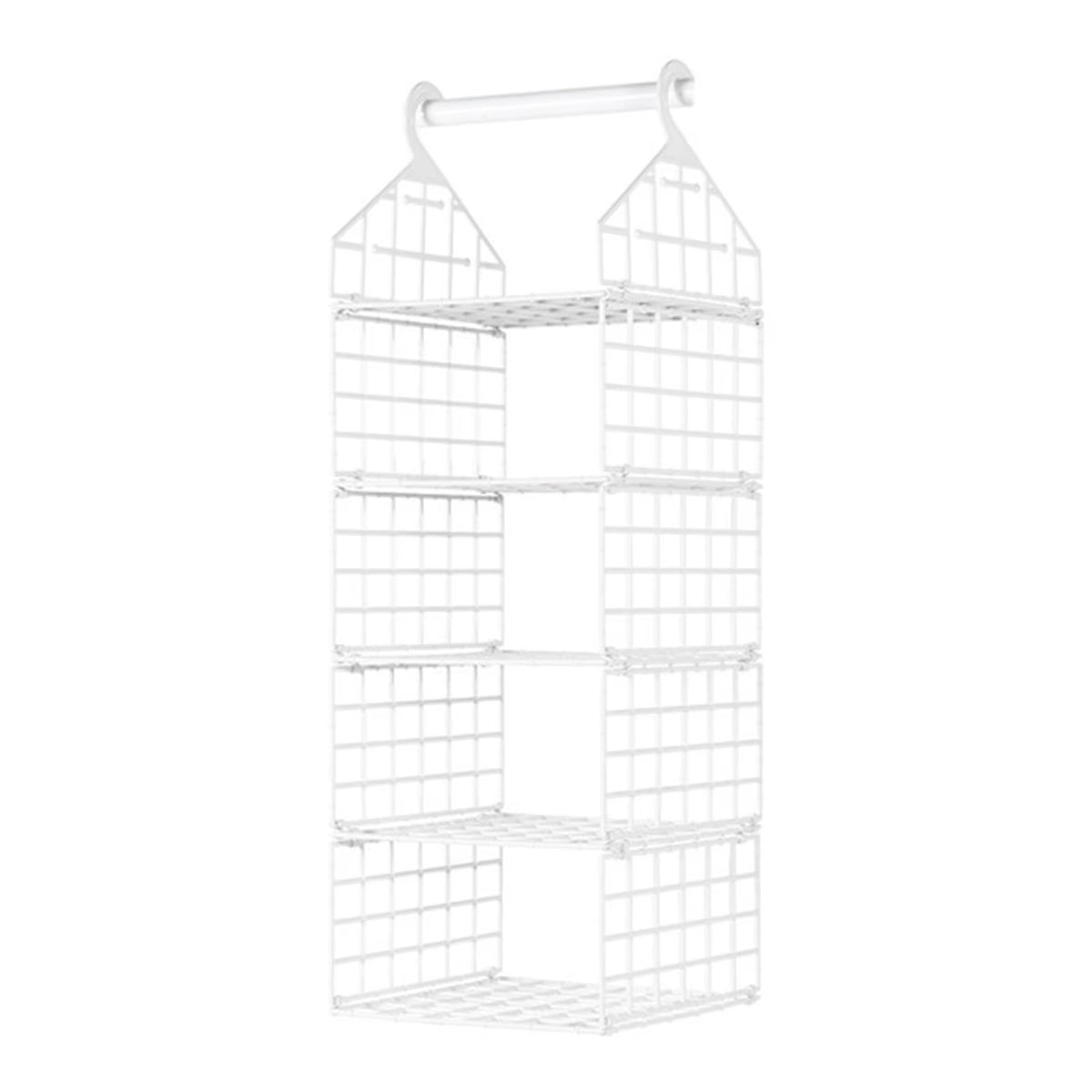 ClosetMax™ Foldable Hanging Organizer – Multi-Tier Space Saver for Pajamas, Coats, Sweaters & More