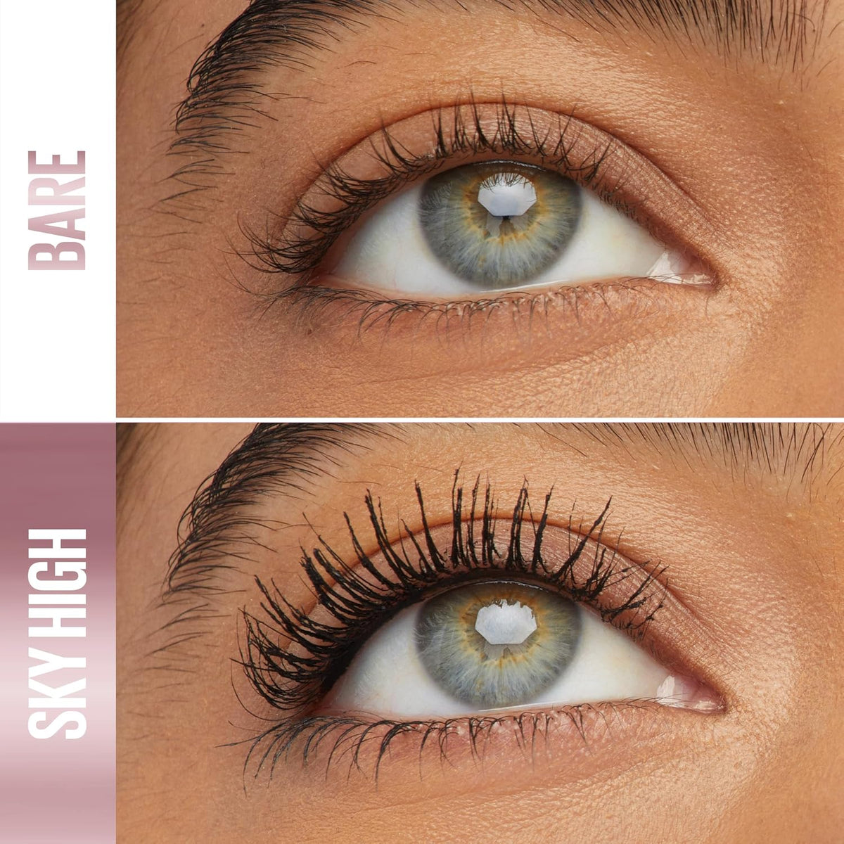 Lash Sensational Sky High Washable Mascara Makeup, Volumizing, Lengthening, Defining, Curling, Multiplying, Buildable Formula, Very Black, 1 Count