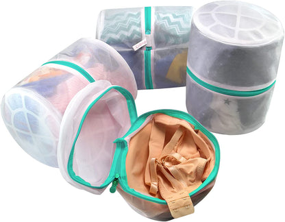 Mesh Laundry Bags for Delicates Durable Protective Wash Bags Travel Storage Bags for Intimates Lingerie, 4PCS (6.5 * 8In) | Bra Wash Bag Travel Storage Bags for Intimates Lingerie, 4PCS (6.5 * 8In)
